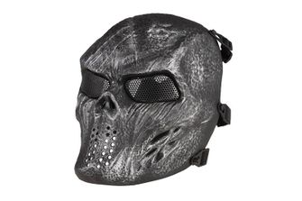 GFC airsoft тактична маска Skull, срібляста