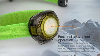 Fenix міні фонарик HL05, 8 люмен, зелений