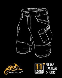 Короткі штани Helikon Urban Tactical Rip-Stop 11&quot; полікотон Shadow Grey