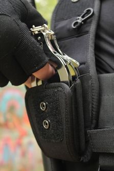 MFH Поліцейські наручники з двома ключами хром