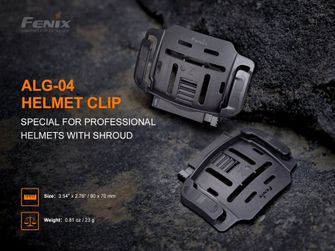Fenix ALG-04 тримач налобного ліхтаря для шоломів з кріпленням NVG