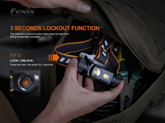 Перезаряджувальний фонарик Fenix HM70R + Fenix E-LITE