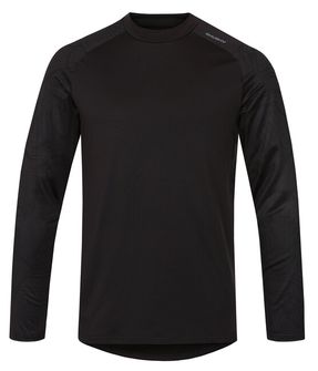 Термобілизна Husky Активна зимова чоловіча футболка з довгим рукавом, чорна