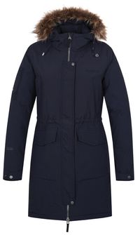 Жіноче зимове пальто з хаскі Nelidas чорно-синє