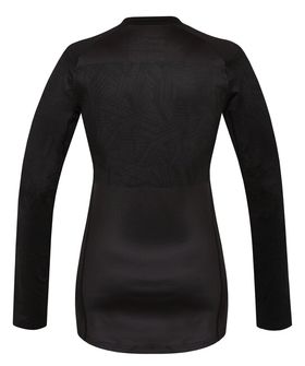 Термобілизна Husky Активна зимова жіноча футболка з довгим рукавом чорна