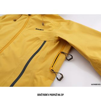 Жіноча куртка для активного відпочинку Husky Nakron світло-жовта