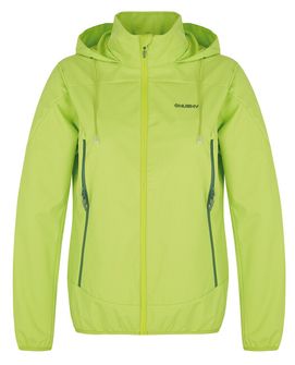 Жіноча куртка-софтшелл Husky Sonny яскраво-зелена
