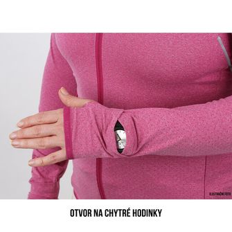 Жіночий світшот на блискавці Husky на блискавці Astel фіолетовий