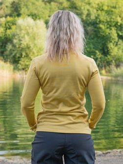 Жіночий світшот з водолазкою Husky Artic жовтий