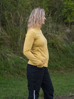 Жіночий світшот Husky Artic на блискавці жовтий