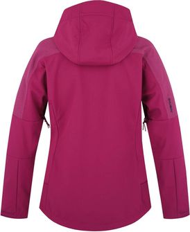 Жіноча куртка з софтшелу Husky Sevan темно-пурпурова