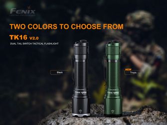 Тактичний світлодіодний ліхтар Fenix TK16 V2.0 - тропічний зелений