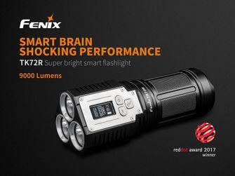 Зарядний світлодіодний акумулятор Fenix TK72R, 9000 люменів.