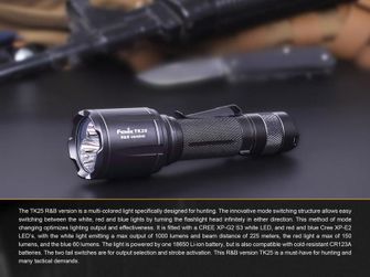 Тактичний LED-фонарик Fenix TK25 R&amp;B, 1000 люменів