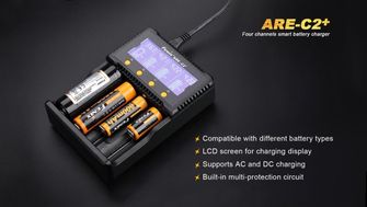 Fenix зарядний пристрій ARE-C2+