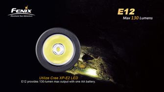 Батарейка Fenix E12, 130 люменів