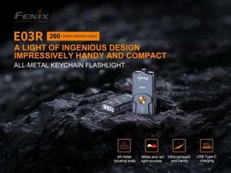 Міні-ліхтар Fenix E03R