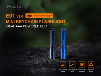 Міні-ліхтарик Fenix E01 V2.0