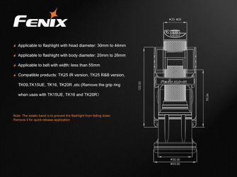 Обертовий футляр Fenix ALC-01 для ліхтарів
