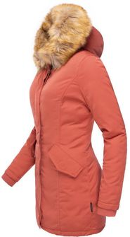Жіноча зимова куртка Marikoo Karmaa з капюшоном, темно-кораловий