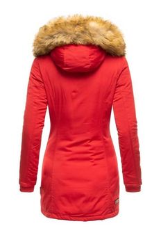 Marikoo Karmaa жіноча зимова куртка з капюшоном, червона