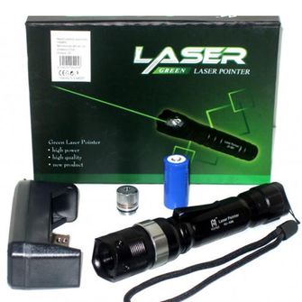 Повулл зелений лазерний вказівник 500 мВт з зумом