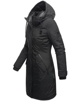Жіноче зимове пальто Navahoo LETIZIAA з капюшоном, чорне