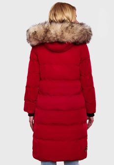 Жіноча зимова куртка Marikoo з капюшоном Schneesternchen, криваво-червона