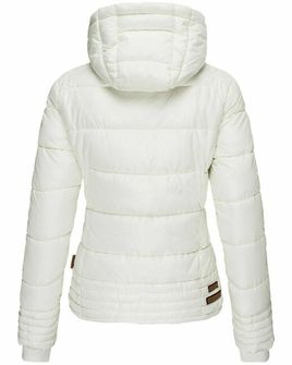 Marikoo SOLE Жіноча зимова куртка з капюшоном, біла