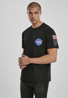 Чоловіча футболка NASA з логотипом Insignia Logo Flag, чорна.