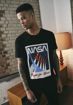 NASA чоловіча футболка Fight for space, чорна