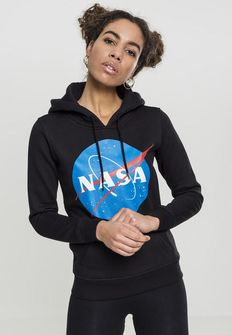 NASA інсигнія жіноча кофта з капюшоном, чорна