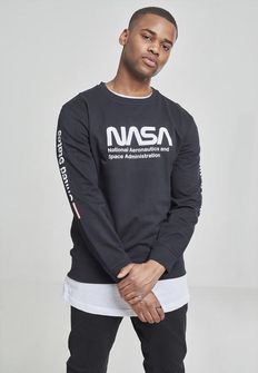 NASA US Crewnec чоловічий светр, чорний