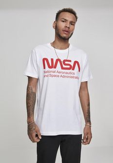Футболка чоловіча NASA з логотипом Worm, біла.