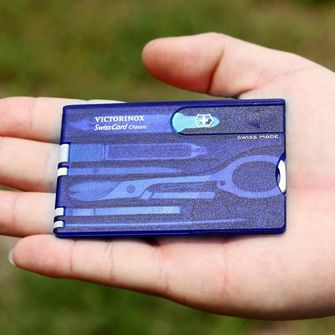 Багатофункціональна картка Victorinox SwissCard 10in1 синя