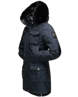 Navahoo Tiniis Жіноча зимова куртка з капюшоном, темно-синя