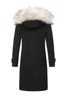 Жіноче зимове пальто Navahoo OKSANA з капюшоном, чорне