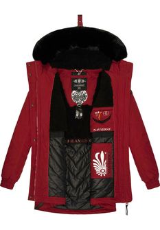 Жіноча зимова куртка Navahoo Olesa, криваво-червона