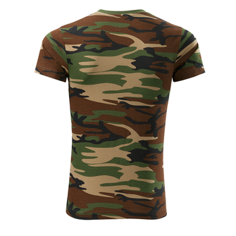 Коротка армійська футболка DRAGOWA, камуфляж 160г/м2