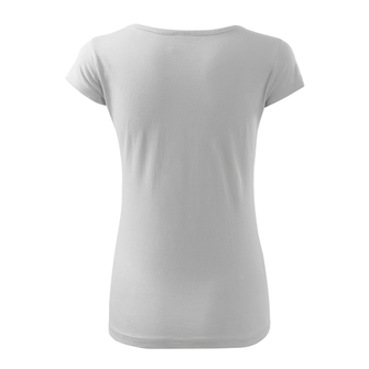 DRAGOWA жіноча футболка угорська, біла 150г/м2