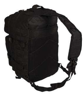 Рюкзак Mil-tec Assault великий з однією лямкою, чорний 29 л