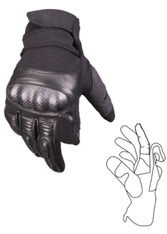 Тактичні рукавички Mil-tec Gen.II, чорні