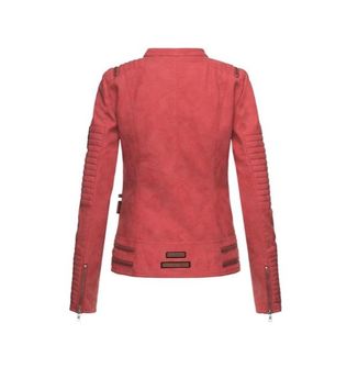 Жіноча шкіряна куртка Marikoo Akikoo, червона