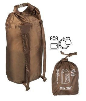 Mil-Tec ультракомпактний рюкзак, темно-койот 20л