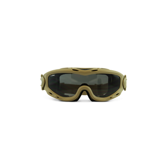 Тактичні окуляри WILEY X SPEAR - дим + прозорі лінзи / матова пісочна оправа