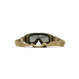 Тактичні окуляри WILEY X SPEAR - дим + прозорі лінзи / матова пісочна оправа