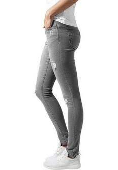 Urban Classics Жіночі джинсові штани, сірі