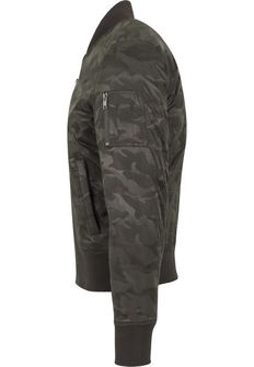 Urban Classics камуфляжна бомбер куртка, темно-оливкова