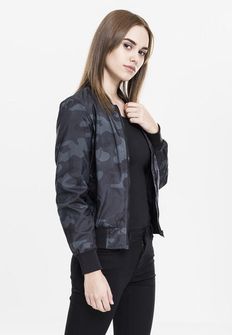 Urban Classics жіноча легка бомбер куртка у камуфляжі, darkcamo