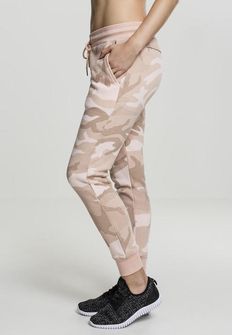 Urban Classics Жіночі Camo Terry штани, rose camo